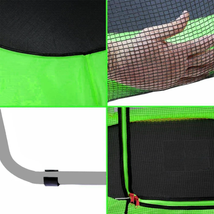 Батут манеж дитячий з сіткою Atleto 140 см зелений KRB10