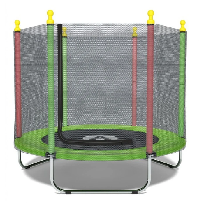 Батут манеж дитячий з сіткою Atleto 140 см зелений KRB10