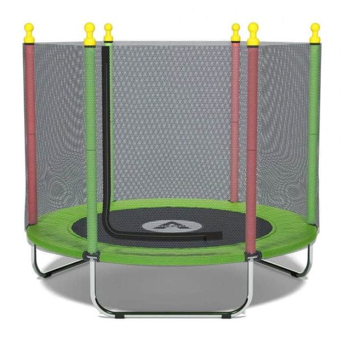 Батут манеж дитячий з сіткою Atleto 140 см зелений KRB10