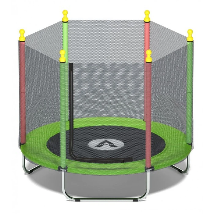 Батут манеж дитячий з сіткою Atleto 140 см зелений KRB10