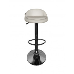 Барный стул со спинкой Bonro B-075 белый