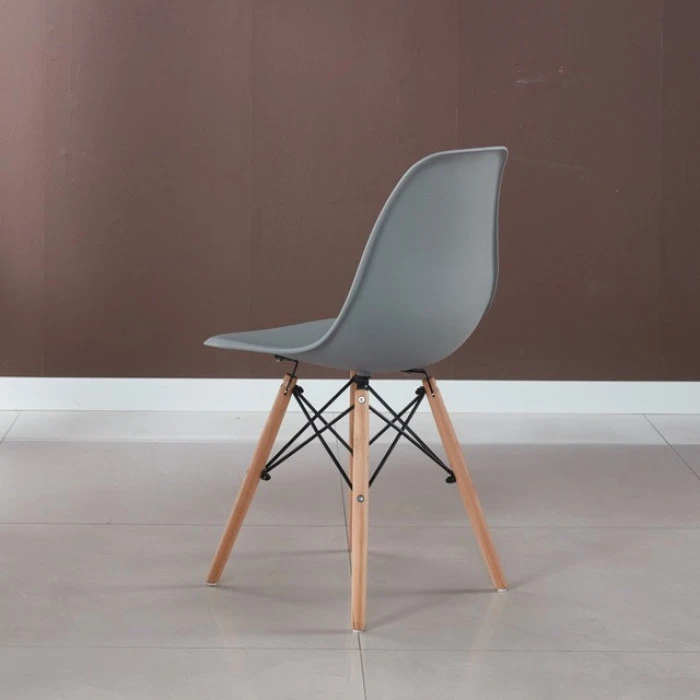 Крісло для кухні на ніжках Bonro В-173 FULL KD сіре (2шт)