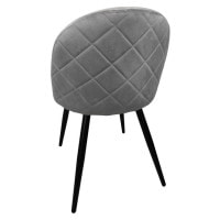 Стул кресло для кухни, гостиной, кафе Bonro B-659 серое