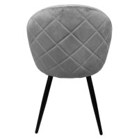 Стул кресло для кухни, гостиной, кафе Bonro B-659 серое