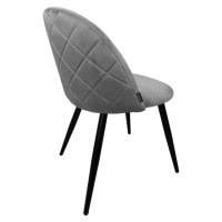 Стул кресло для кухни, гостиной, кафе Bonro B-659 серое