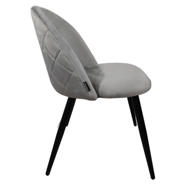 Стул кресло для кухни, гостиной, кафе Bonro B-659 серое