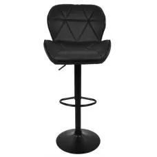 Барный стул со спинкой Bonro BN-087 черный (черное основание)