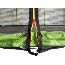 Батут дитячий з сіткою та драбинкою 183 см Atleto зелений