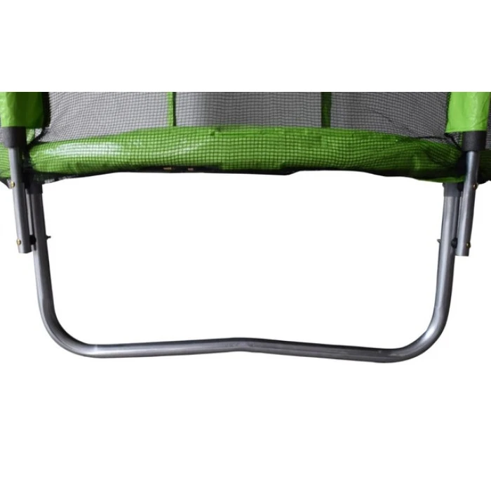 Батут дитячий з сіткою та драбинкою 183 см Atleto зелений