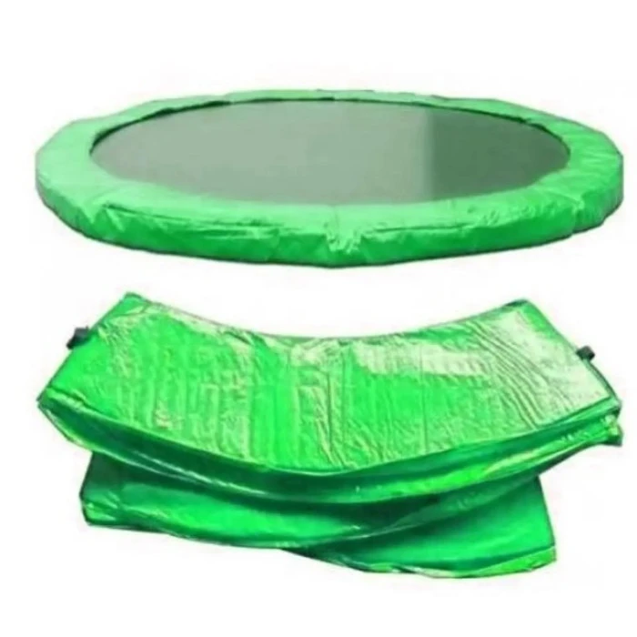 Батут дитячий з сіткою та драбинкою 183 см Atleto зелений