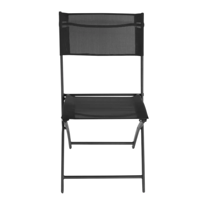 Стілець розкладний для балкону тераси Bonro B-5055 чорний