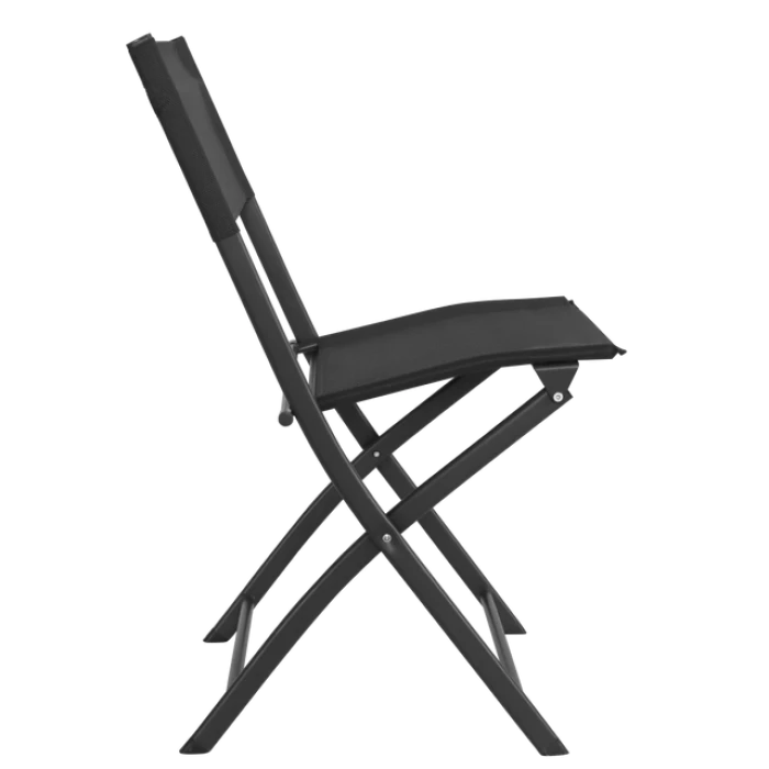 Стілець розкладний для балкону тераси Bonro B-5055 чорний