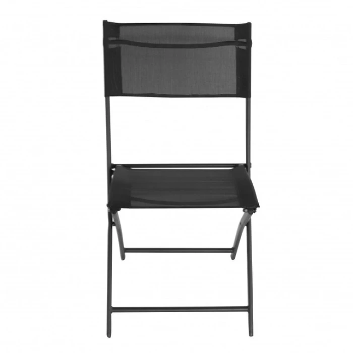Стілець розкладний для балкону тераси Bonro B-5055 чорний