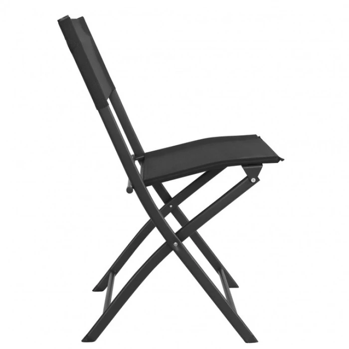 Стілець розкладний для балкону тераси Bonro B-5055 чорний
