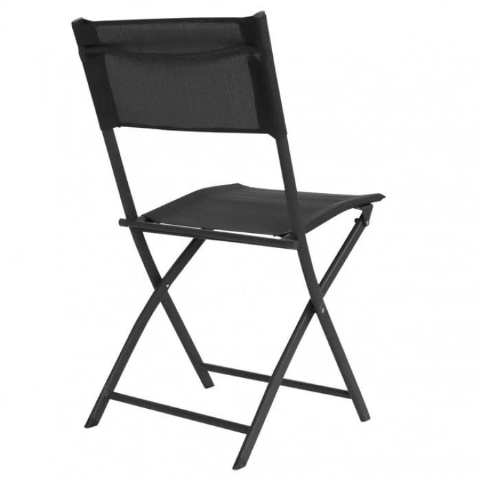 Стілець розкладний для балкону тераси Bonro B-5055 чорний