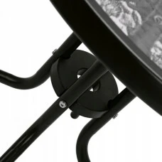 Стол стеклянный садовый для террасы балкона Bonro B-60 черный