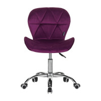 Крісло на колесах Bonro B-531 велюр темно-рожеве