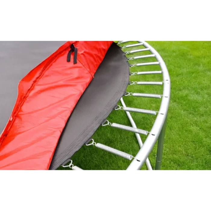 Накидка на пружини для батута 312 см 10 ft червона