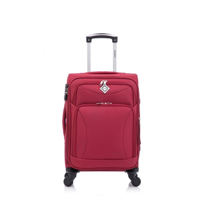 Валіза Bonro Tourist 4 колеса (невелика) вишнева