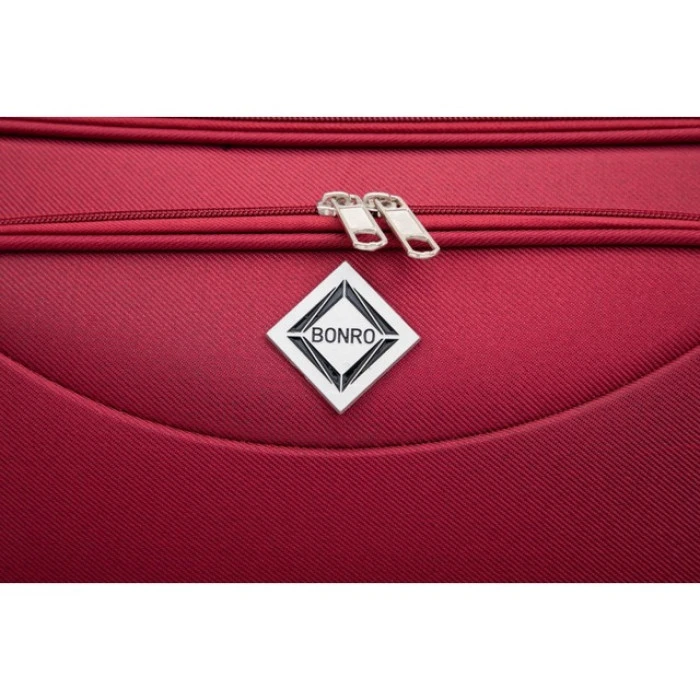 Валіза Bonro Tourist 4 колеса (невелика) вишнева
