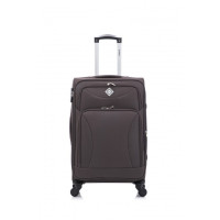 Чемодан Bonro Tourist 4 колеса (средняя) коричневый