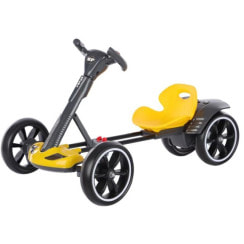 Детский электрокарт с пультом управления Spoko SP-V17 6V4,5 желтый