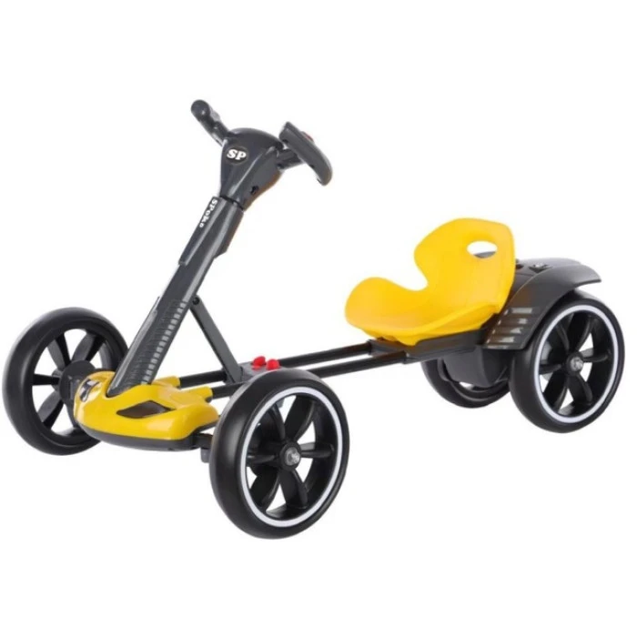Дитячий електрокарт з пультом керування Spoko SP-V17 6V4,5 жовтий