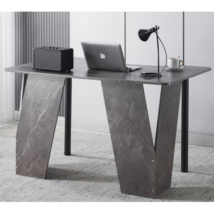 Геймерський ігровий комп'ютерний стіл 130 см Bonro B-12 сірий