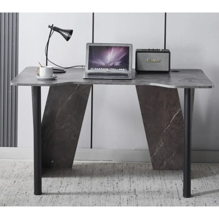 Геймерський ігровий комп'ютерний стіл 130 см Bonro B-12 сірий