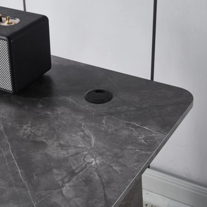 Геймерський ігровий комп'ютерний стіл 130 см Bonro B-12 сірий