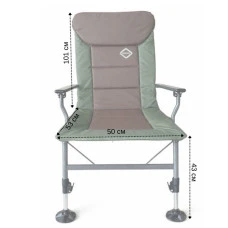 Крісло стілець рибальський шезлонг розкладний Bonro B-21 темно-зелене