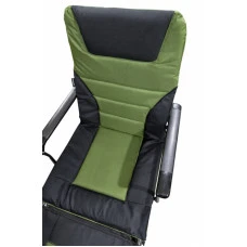 Крісло коропове розкладне Bonro B-24 чорно-зелений + підставка
