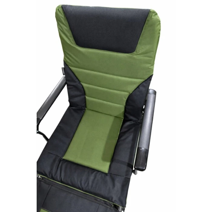 Крісло коропове розкладне Bonro B-24 чорно-зелений + підставка