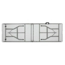 Стол раскладной туристический для пикника Bonro BS 244 см + 4 белых раскладных кресла Bonro BS-53