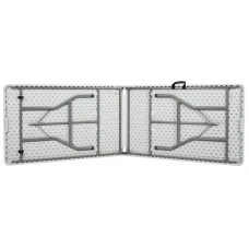 Стол раскладной туристический для пикника Bonro BS 244 см + 4 белых раскладных кресла Bonro BS-53