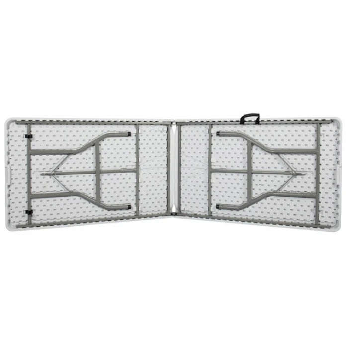 Стол раскладной туристический для пикника Bonro BS 244 см + 4 белых раскладных кресла Bonro BS-53