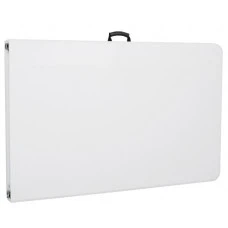 Стол раскладной туристический для пикника Bonro BS 244 см + 4 белых раскладных кресла Bonro BS-53