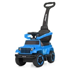 Дитяча машинка каталка-толокар Spoko SP-219 з батьківською ручкою синій