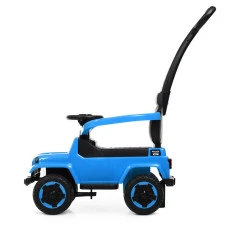 Детская машинка каталка-толокар Spoko SP-219 с родительской ручкой синий