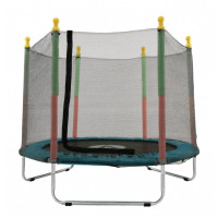 Батут манеж дитячий з сіткою Atleto 160 см синій KRB10