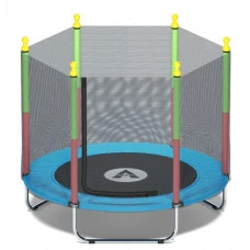 Батут манеж детский с сеткой Atleto 160 см синий KRB10