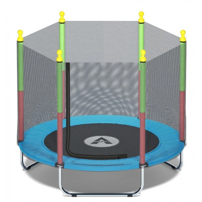Батут манеж детский с сеткой Atleto 160 см синий KRB10