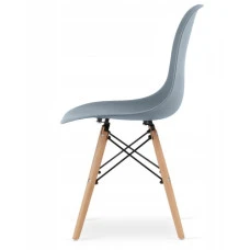 Кресло для кухни на ножках Bonro В-173 FULL KD серое (3шт)