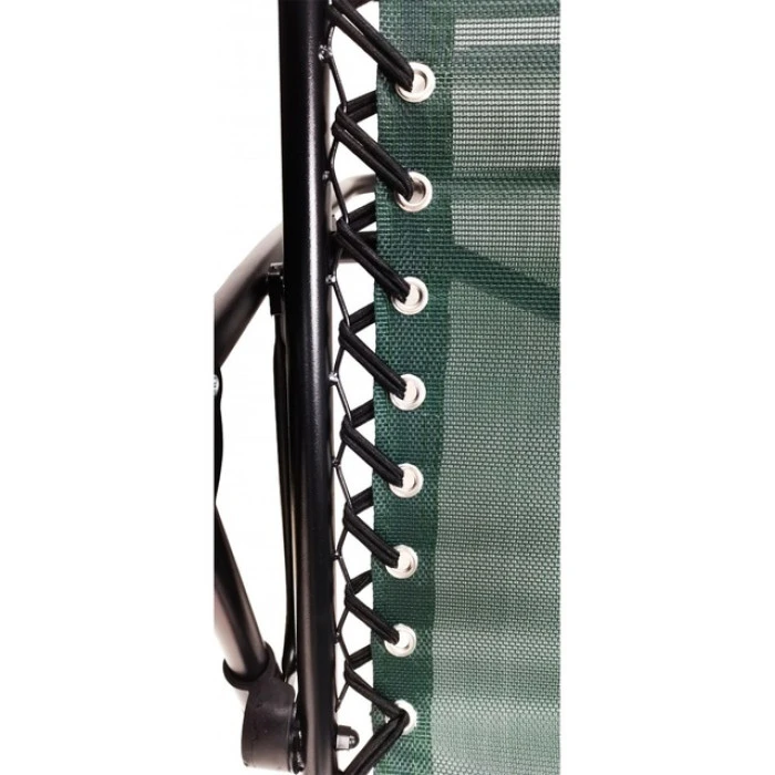 Шезлонг лежак Bonro SP-167A зеленый с крышкой