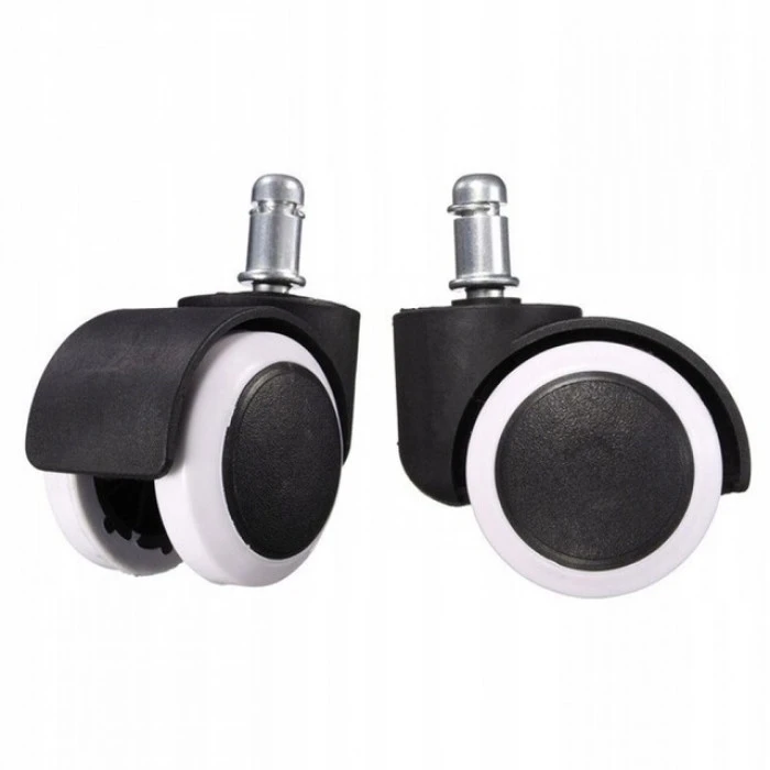 Колесо до офісного крісла нейлонове комплект 5 шт Bonro чорно-біле