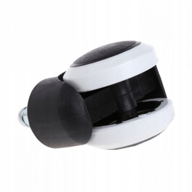 Колесо к офисному креслу нейлоновый комплект 5 шт Bonro черно-белое