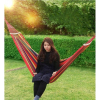 Гамак двомісний підвісний з тканини 270х150 Bonro B-091 червоний + чохол 120 кг