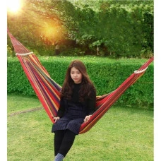Гамак двомісний підвісний з тканини 270х150 Bonro B-091 червоний + чохол 120 кг