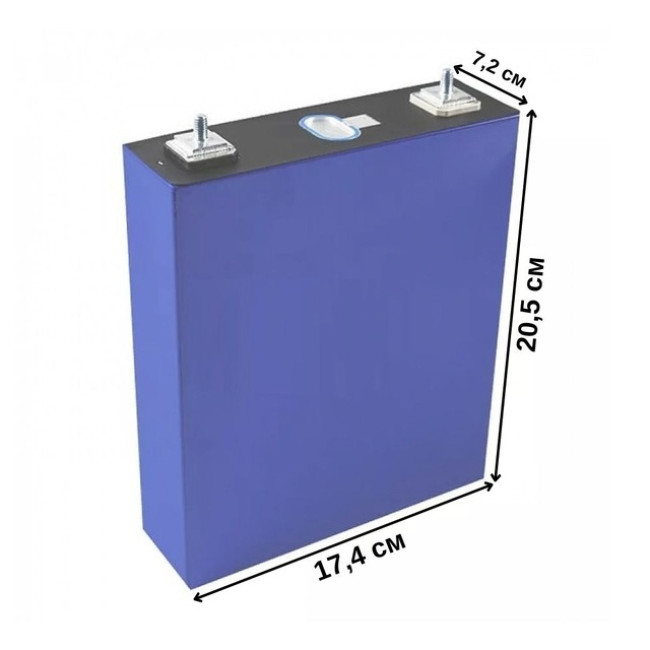 Аккумулятор литиевый EVE Grade A с болтами 3.2V 280Ah поштучно