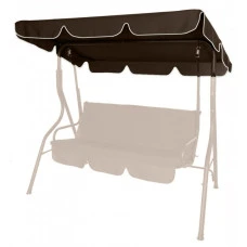 Козырек для садовых качелей Bonro 170x110 см коричневый